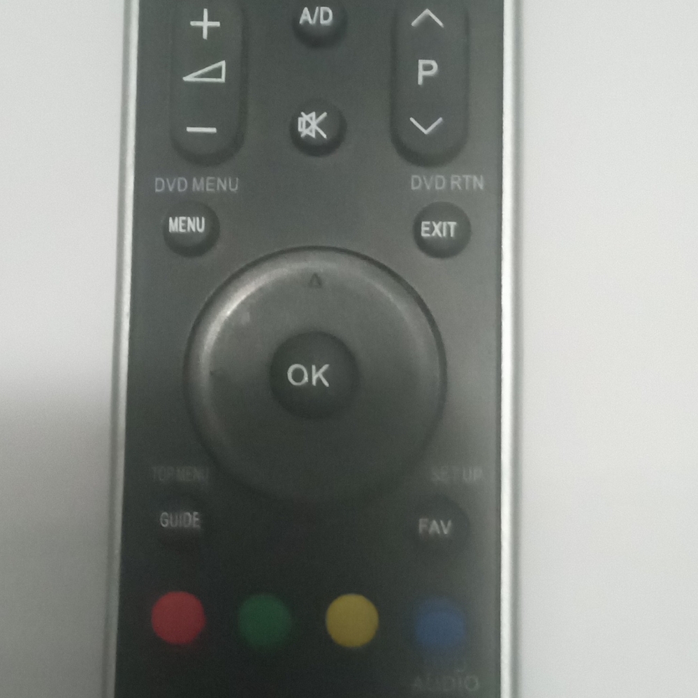 USARMT TOB-824 Black Remote Control with Colorful Buttons